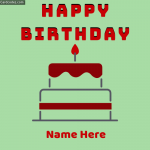 🎂 Birthday Name Photos with Cake