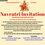 Make Navratri Festival Event Invitation Card Maker Online - Garba Dandiya Invitation for whatsapp